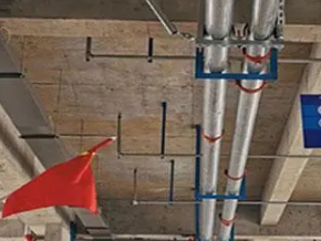 光山管廊支架的安装方法